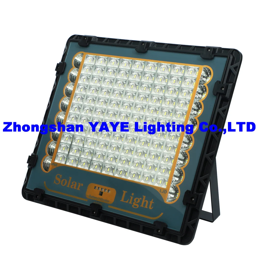 Yaye China CE Factory Price Outdoor Waterproof 300W Solar LED Flood Tunnel Light 1000PCS Stock/ 3 Years Warranty/Available Watts: 60W/100W/200W/300W/500W/800W