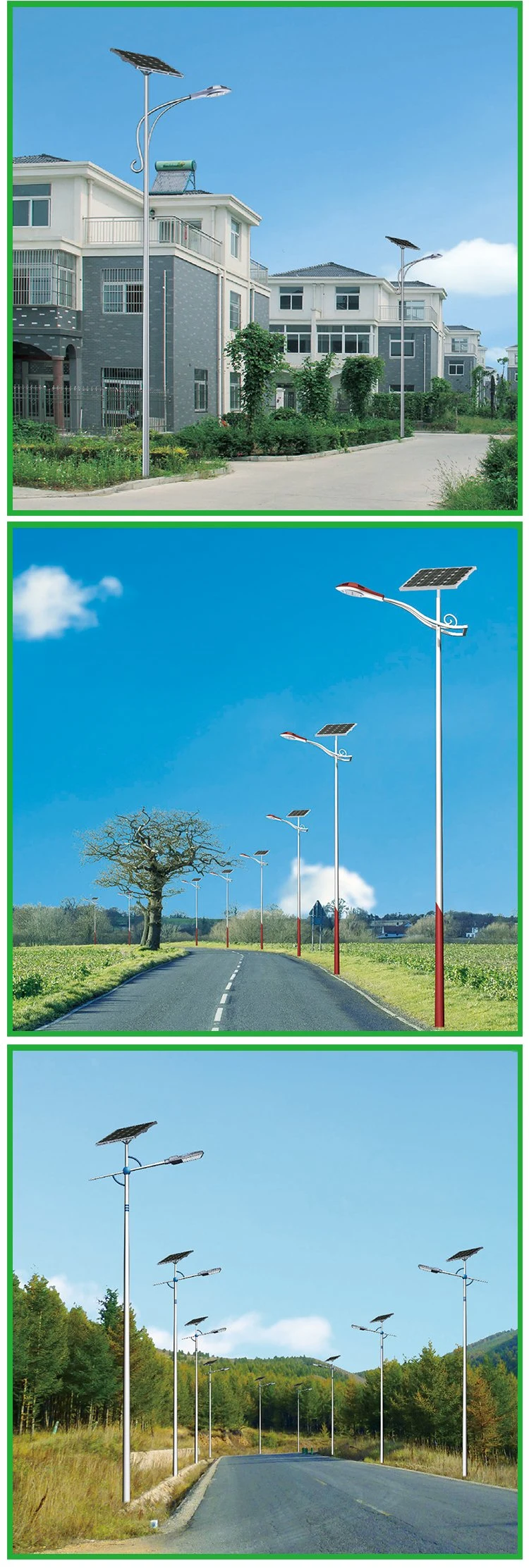 Energy Saving Street Light Lithium Battery Waterproof Super Bright Solar Street Light Streetlight Outdoor Solar light