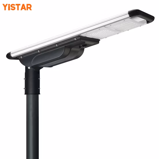 스마트 조명 야외 태양광 조명 30W 60W IP66 방수 최고 품질 고성능 완벽한 가격 강화 유리 램프 본체가 있는 LED 가로등